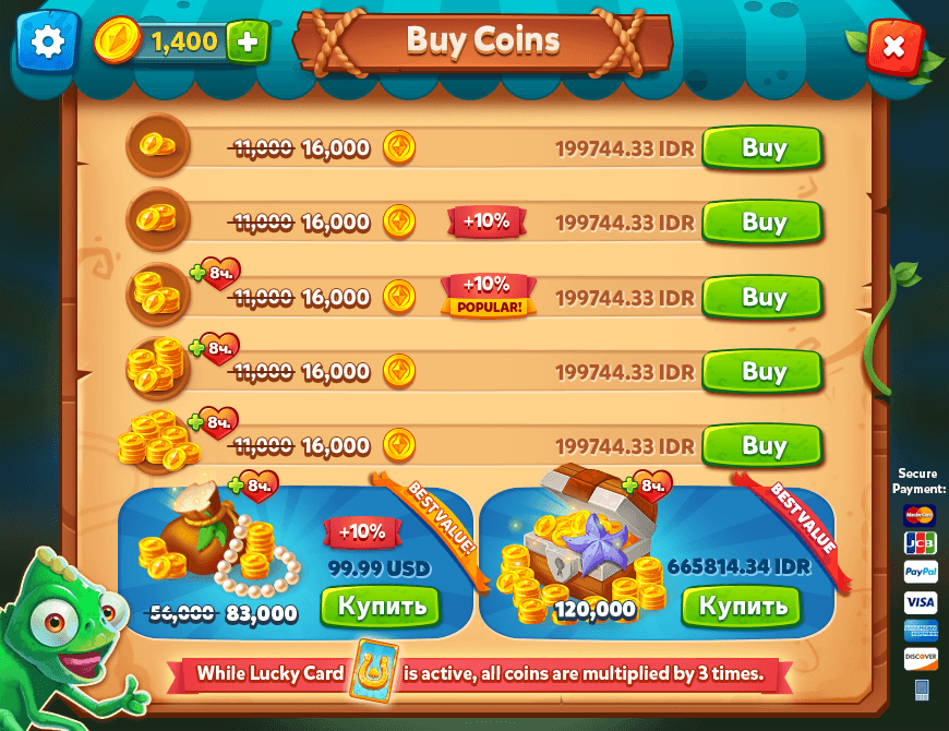 Coin shop