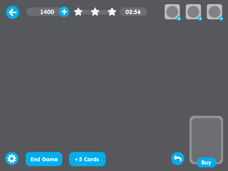 Gameplay HUD wireframe